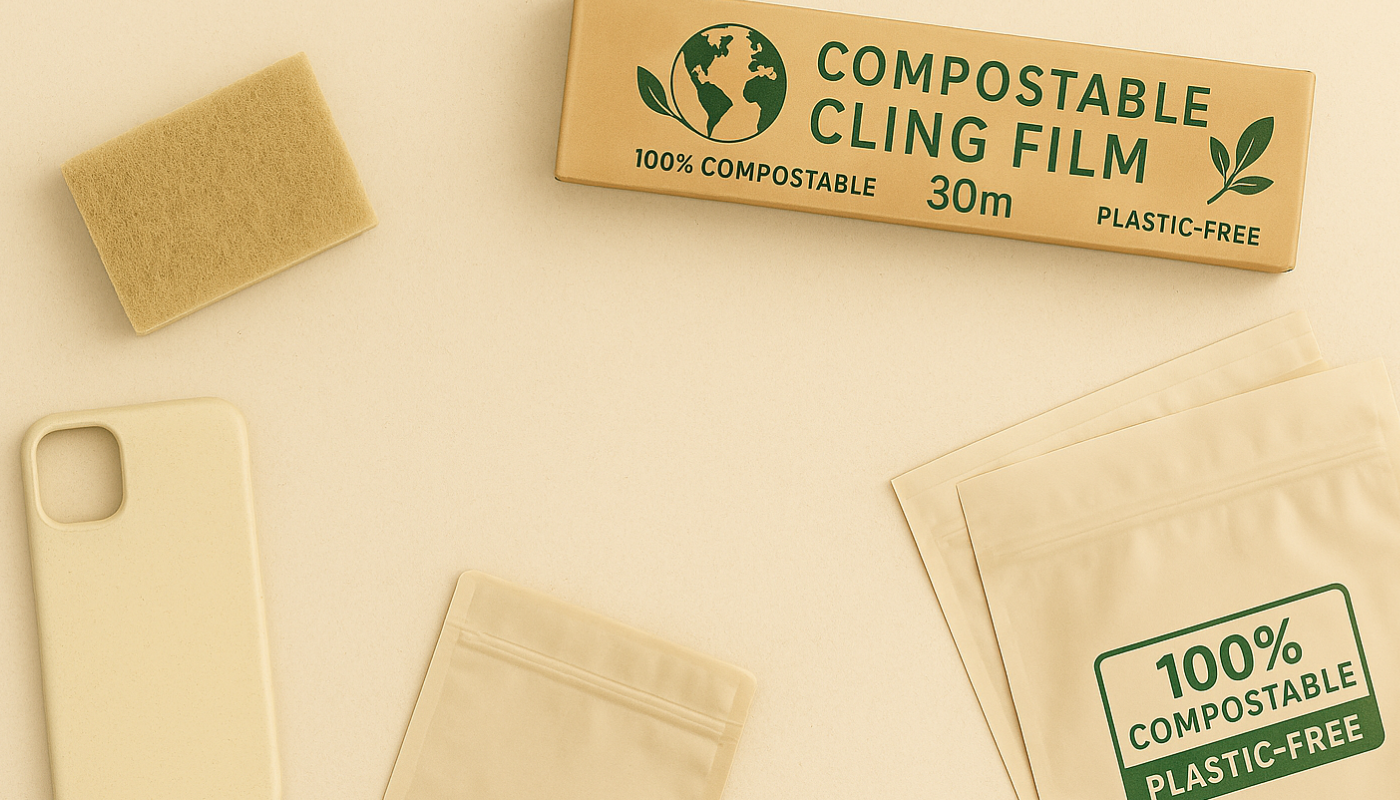 Plastic-free, compostable basics for everyday life