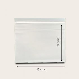 Compostable Ziplock Bags 18×19 cm, 1l, 25 Pack, EN 13432, UK Delivery