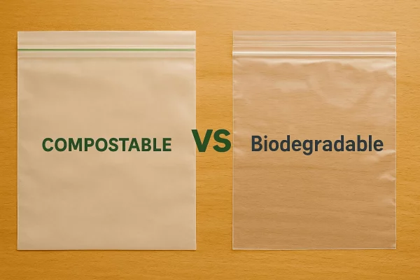 Compostable vs Biodegradable Ziplock Bags